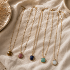 Collier Ambre - Pierre - Chaine au choix