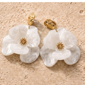 Boucles d'oreilles Bleu - Capucine