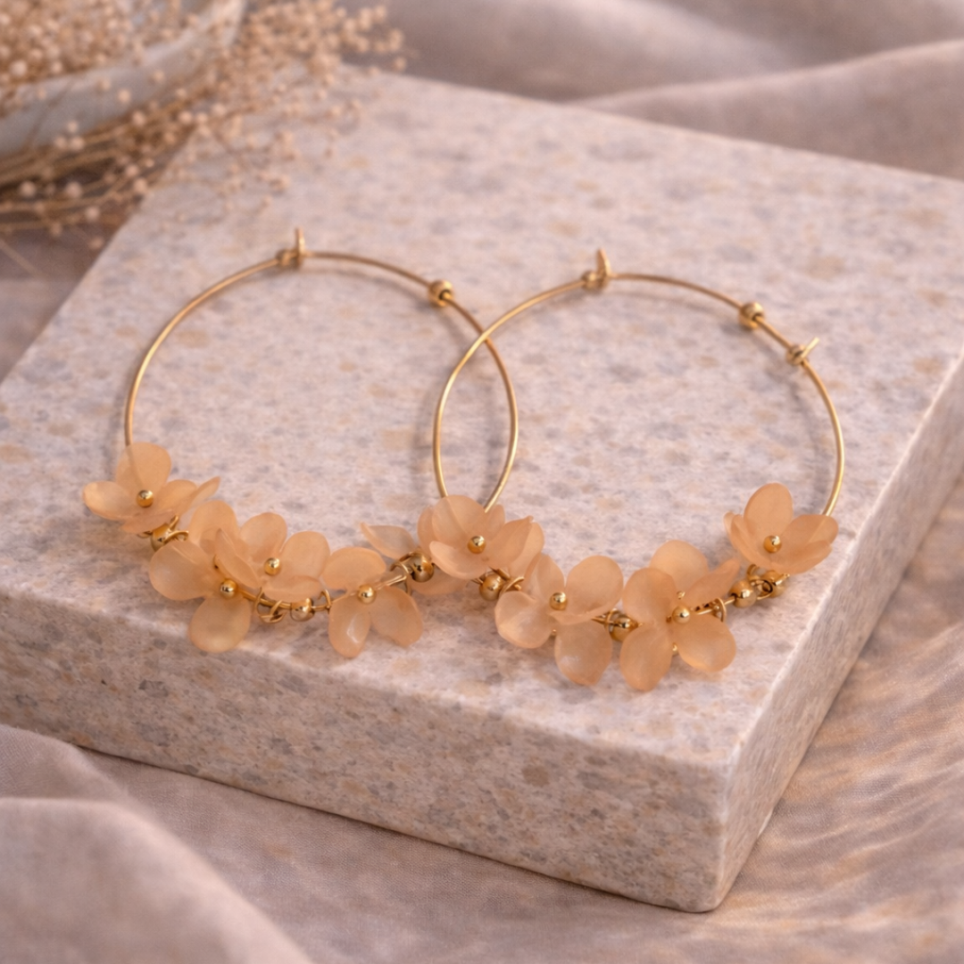 Boucles d'oreilles Flora