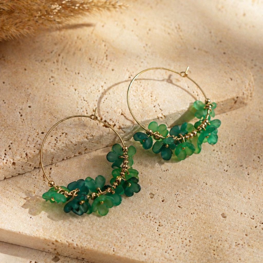 Boucles d'oreilles Flora