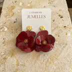 Boucles d'oreilles Bleu - Capucine