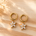 Boucles d'oreilles Fleur